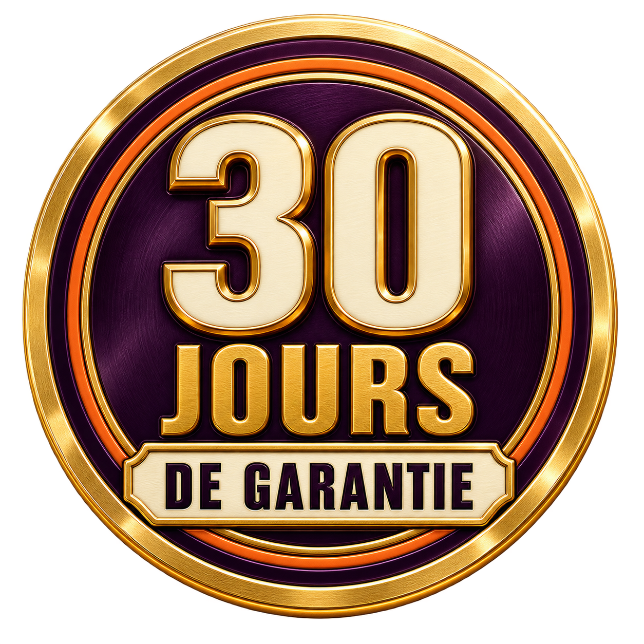 30 jours de garantie