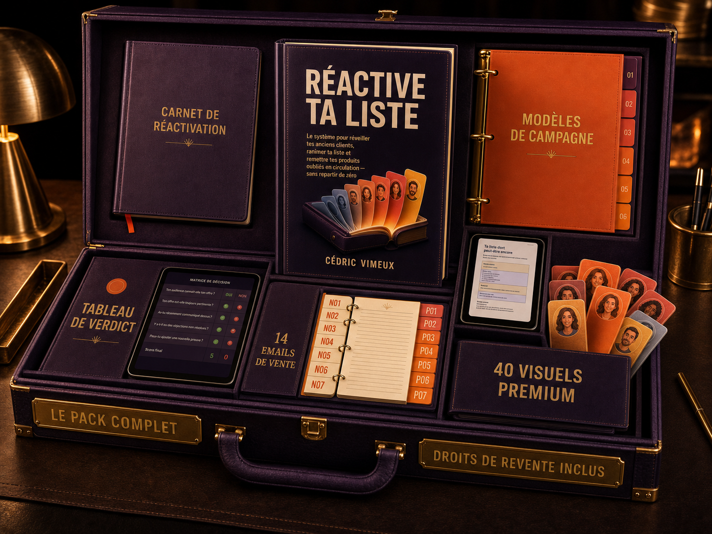 Le guide et toutes les ressources reçues
